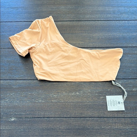 Toast Swim Signature One Shoulder Crop Top Size S - Picture 2 of 8
